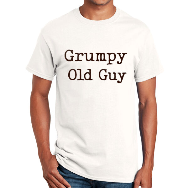 Grumpy Old Guy 100% Cotton Unisex Short Sleeve T-Shirt. Thumbnail