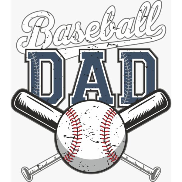 DAD BASEBALL FOR WHITE TSHIRT Thumbnail