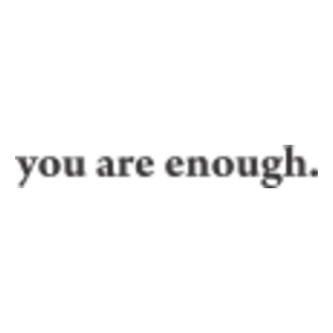 Motivational You Are Enough Clipart Thumbnail