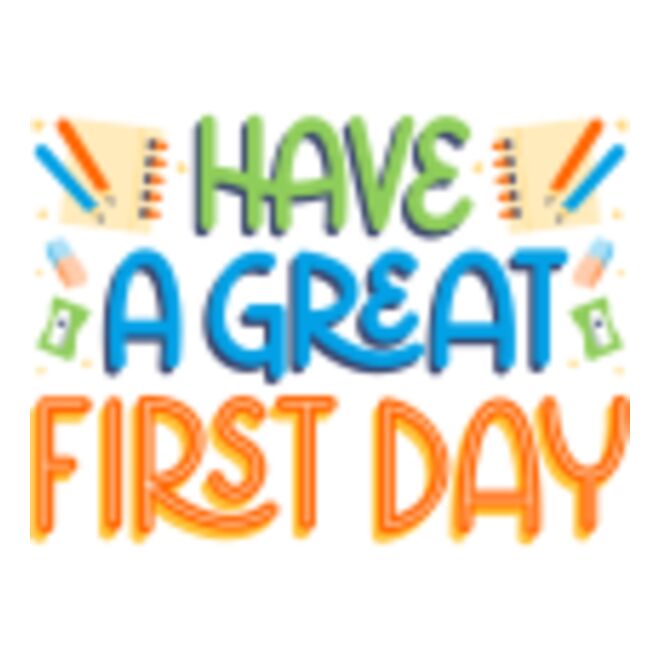 Back to School - First Day Clipart Thumbnail