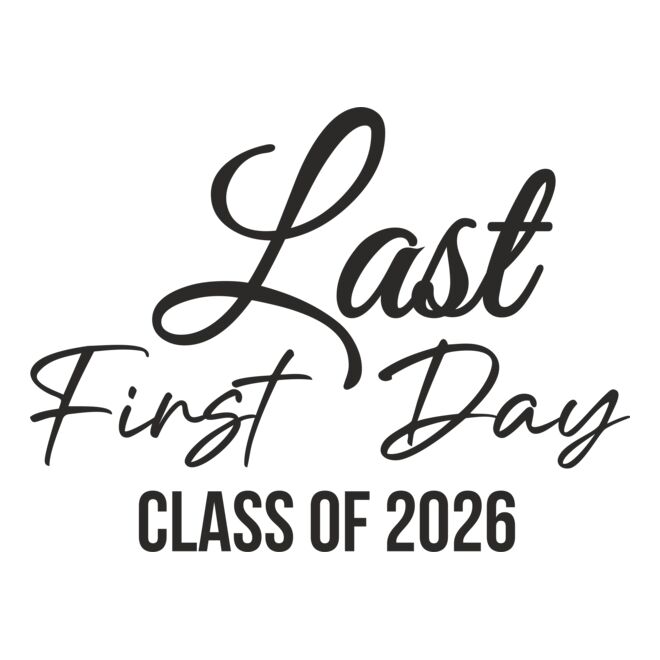 Last First Day Class Of 2026 Clipart Thumbnail