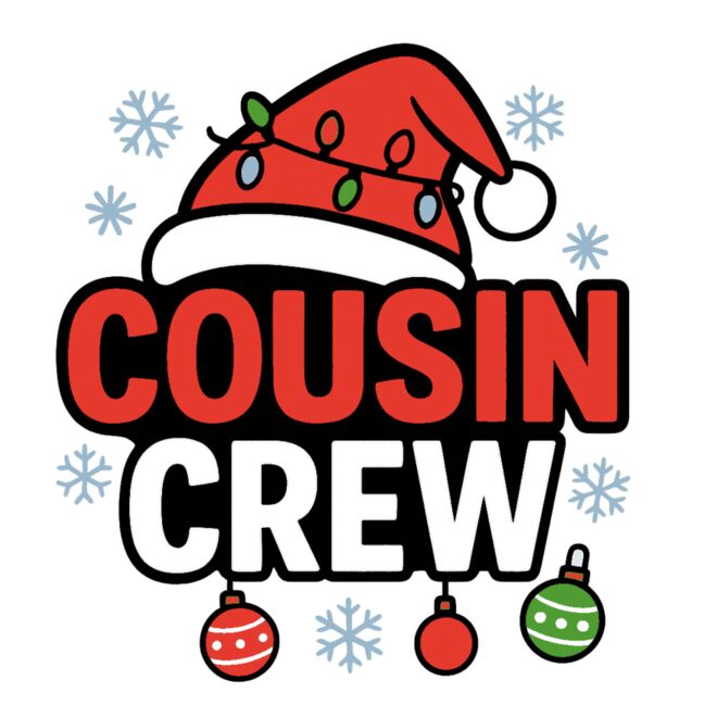Christmas Cousin Crew Clipart Thumbnail