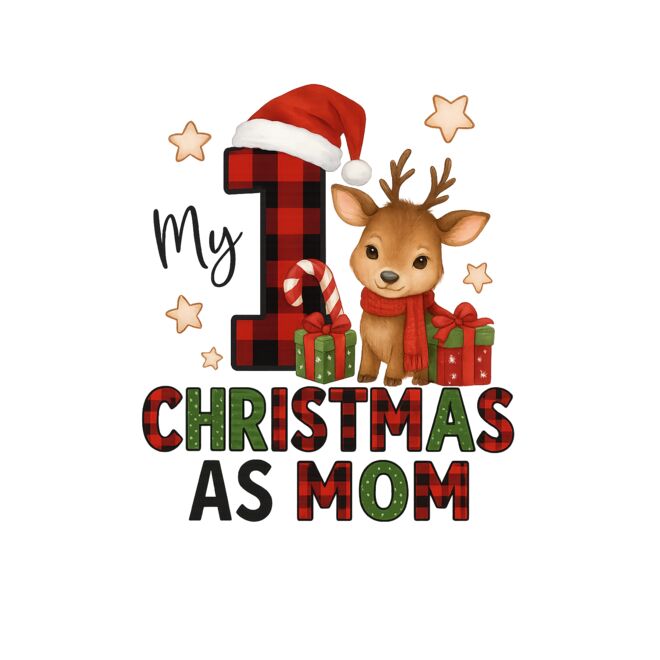 Christmas New Mom Clipart Thumbnail