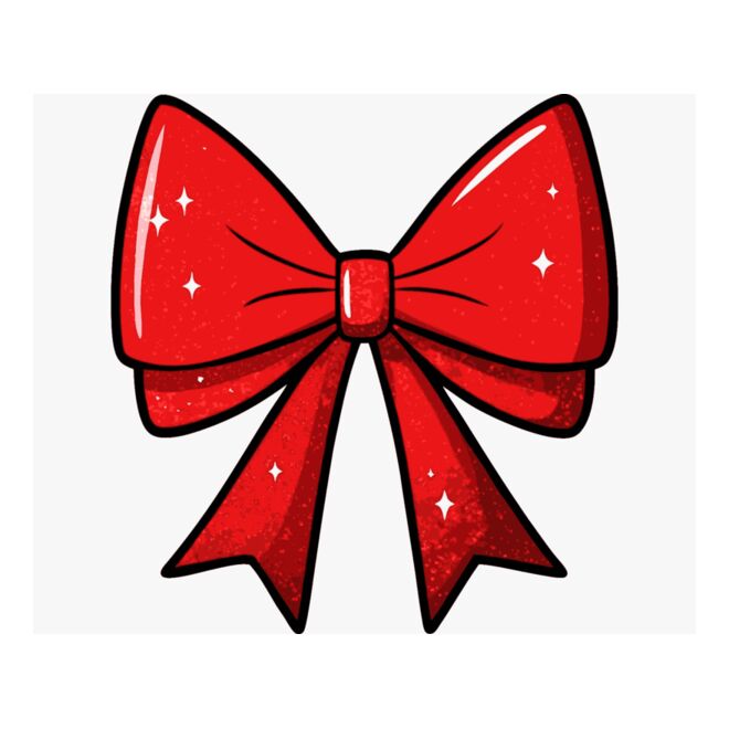 Christmas Bow Clipart Thumbnail