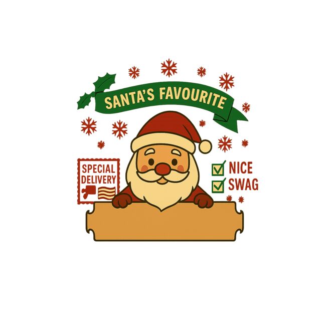 Christmas Santa's Favourite Clipart Thumbnail