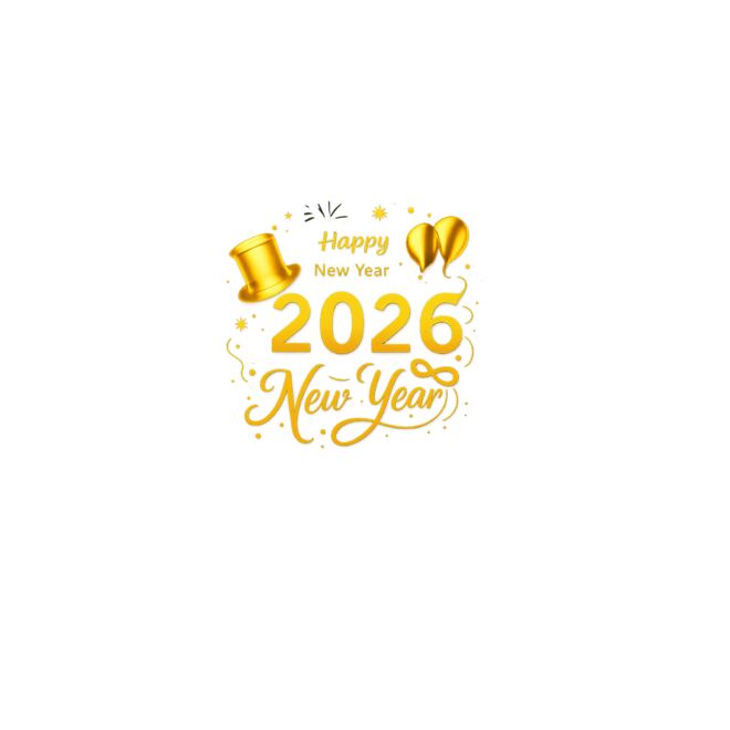 Happy New Year 2026 Clipart Thumbnail