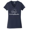 Women's Heritage Blend V Neck Tee Thumbnail