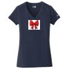 Women's Heritage Blend V Neck Tee Thumbnail