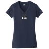Women's Heritage Blend V Neck Tee Thumbnail