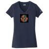Women's Heritage Blend V Neck Tee Thumbnail