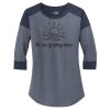 Women's Heritage Blend 3/4 Sleeve Baseball Raglan Tee Thumbnail