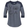 Women's Heritage Blend 3/4 Sleeve Baseball Raglan Tee Thumbnail
