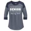 Women's Heritage Blend 3/4 Sleeve Baseball Raglan Tee Thumbnail