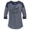 Women's Heritage Blend 3/4 Sleeve Baseball Raglan Tee Thumbnail
