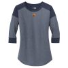 Women's Heritage Blend 3/4 Sleeve Baseball Raglan Tee Thumbnail