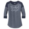Women's Heritage Blend 3/4 Sleeve Baseball Raglan Tee Thumbnail