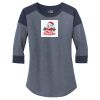 Women's Heritage Blend 3/4 Sleeve Baseball Raglan Tee Thumbnail